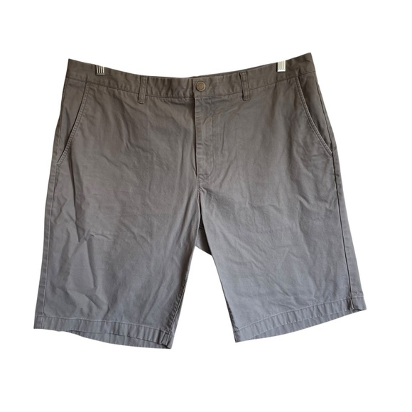 Bonobos Men's Charcoal Flat Front Shorts - Picture 1 of 8